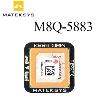 Matek Sistemų M8Q-5883 SAM-M8Q GPS & QMC5883L Kompasas Modulis RC Drone FPV Lenktynių