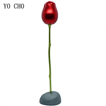 YO CHO rose Bud modeliavimas gėlių kūrybos rose formos papuošalų dėžutė meilės prisipažinimas dovanų dėžutėje namų baldų apdailos
