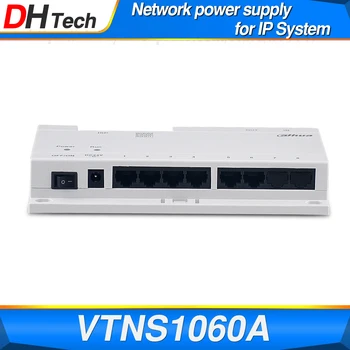Dahua Originalus VTNS1060A Vaizdo Domofonas POE Switch IP Sistemą VTO2000A Prijungti Max 6 Patalpų Monitoriai
