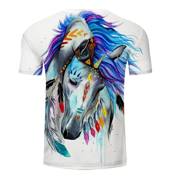 Pferd pagal Pixie šalčio Menas T Shirts 3D Vyrų Marškinėliai trumpomis Rankovėmis Unisex Viršūnės Vasarą Tees Vyrų Camiseta Prekės Tshirts ZOOTOP LOKYS