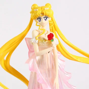 Sailor Moon Usagi Tsukino Karalienė Ramybė Ver. PVC Pav Lėlės ACGN Figurals Modelis Žaislas