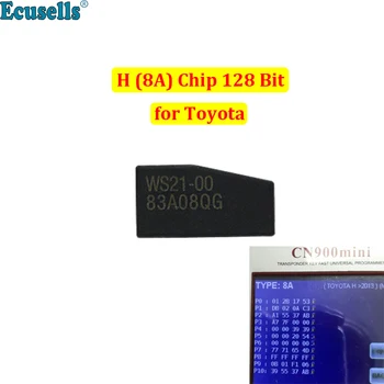 1PC/5VNT Auto automobilio raktas chip Atsakiklio H (8A) Lustas 128 Bitų 128bit Toyota Rav4 