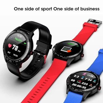 Finow L9 Smart Laikrodžiai Vyrų Sporto EKG, Kraujo Spaudimas, Miego Stebėti Visą Touch Relogios IP68 Vandeniui Smartwatch 