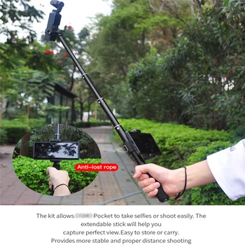 Telefonas Įrašą Turėtojas Plėtra Selfie Stick VMI PALMIŲ Kišenėje Fotoaparato Priedai Reguliuojamas Nešiojamą PTZ Kamera Selfie Stick