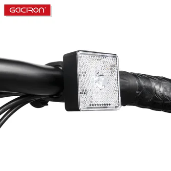 GACIRON 80lumens Dviračio Žibintas Smart Judesio Jutiklio Perspėjimo LED Lempos Reflex Vandeniui Dviračių Dėmesio Nuoma Priedai