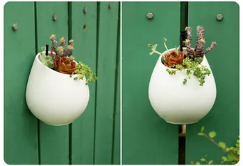 Keramikos mokyklos flores baseino keraminių gėlių vazonai, vazonai kabinti keraminiai puodai fleur namų dekoro sodo papuošalai, sodo vazonas