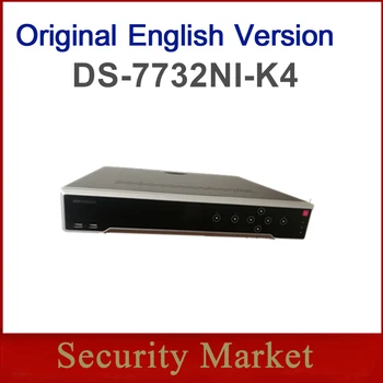 Originalo anglų hikvision versija NVR DS-7732NI-K4 32-ch 1.5 U 4K NVR H265 H264 tinklo vaizdo įrašymo