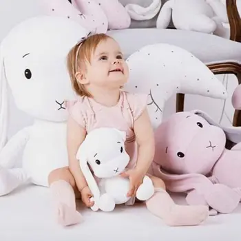 2020 naujų Karšto Mados Cute Bunny Minkštas Pliušas Žaislai Triušis Įdaryti Kūdikiams, Vaikams, Dovanų Gyvūnų Lėlė 30cm