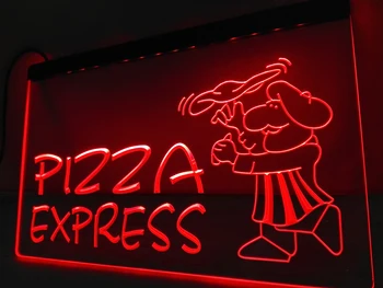 LB182 - ATIDARYTI Pizza Express Enseigne Lumineuse Šviesos Ženklas, namų dekoro amatai