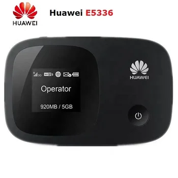 Atrakinta Huawei E5336 3G Bevielis Maršrutizatorius Mobile Hotspot Kišenėje 3G Modemą, 1500mah bateriją, Sim Kortelės Lizdas
