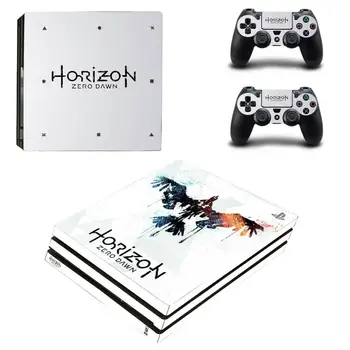 Horizontas lygus Nuliui Aušros PS4 Pro Lipdukai Play station 4 Odos Lipdukas, Decal Padengti PlayStation 4 PS4 Pro Konsolės & Valdytojas Odos