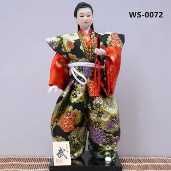 MYBLUE 30cm Kawaii Japonų Samurajus Su Katana Kardas Ninja Skulptūra Japonijos Namas Statulėlės Namo Kambaryje Apdailos Reikmenys