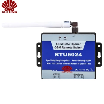 RTU5024 GSM, 3G 4G Bevielis Durų/Vartų Atidarytuvas su Nuotolinės Prieigos Kontrolės, valdymo ir Relinės Jungiklis Siurblį Nemokamų Telefono Skambučių SMS Komanda