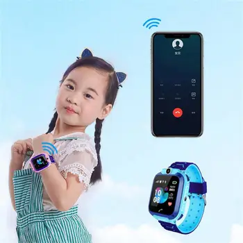 K12 Vaikai Smart Watch Mados GPS Padėties nustatymo Pėsčiomis Stebėjimo Sporto Žiūrėti Pedometer Vandeniui Apyrankės, Skirta 