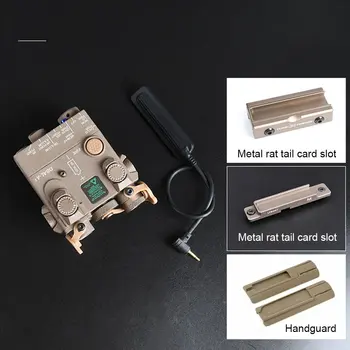 Taktinis lazeriu, metalo žibintai pamatyti medžioklės šautuvas mažų lazerio akyse dbal a2 su qd tvirtinimas 20mm geležinkelių