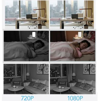 Xiaomi Mijia Smart Kamera, IP Kameros 1080P WiFi Pan-tilt Naktinio Matymo 360 Kampu Vaizdo Kamera Vaizdą Baby Monitor Namų Apsaugos Kameros