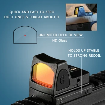 Medžioklės Glock Optinis Mikro Reflex 