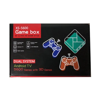 2021 Geriausias NAUJAS PS6000 retro TV BOX Žaidimų Konsolės PS1/PSP/SFC/GBA/N64 Vaizdo Žaidimų Konsolę su 5000+ žaidimai 3D futbolo žaidimų