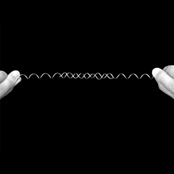 Įdomus magija rekvizitai infinite loop triukui magija vielos įspūdį spiralinė iliuzija metalo pavasario magija žiedas ADHD Anti Stresas žaislą dovanų