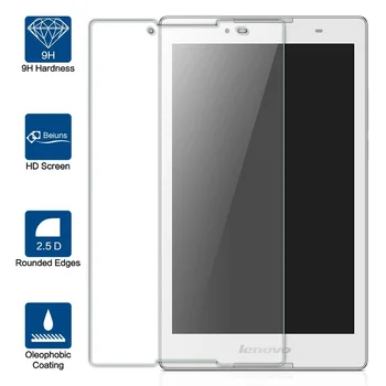 Grūdintas Stiklas Lenovo Tab 2 A8-50F A8-50 A8-50LC Tab2 8.0 colių Tablet Screen Protector Apsauginės Plėvelės Stiklo 9H 2.5 D