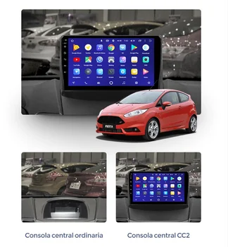 Android 10.0 GPS Navigacija, Radijas, DVD Grotuvas, Ford Fiesta 2008-2016 Vaizdo Grotuvas Stereo Headuint nemokamai Pastatytas Carplay dsp