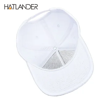 [HATLANDER]5 skydelis baltas beisbolo kepurės, vyrų, moterų sporto skrybėlės kaulų gorras Vyriausiasis originalus snapback hip-hop bžūp skrybėlę berniukų, mergaičių
