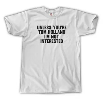 Sugarbaby Nebent esate Tom Holland aš Ne Domina, T-Marškinėliai, Unisex Mados Tumblr marškinėliai trumpomis Rankovėmis Atsitiktinis Viršūnes Lašas laivas