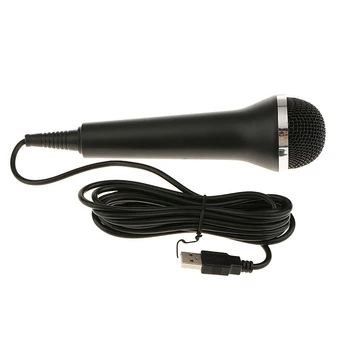 Universalus USB Laidinis Mikrofonas Karaoke Mic PlayStation 4 Jungiklio Wii Xbox PC Kalbasi Tinklo Mokymas, Vaizdo Konferencijos