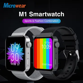 2021 Naujas Microwear M1 Smart Žiūrėti EKG Temperatūros Sporto Stebėti Širdies ritmo 