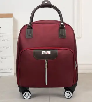 Moterų ratų vežimėlio krepšys Kelionės Bagažo Krepšys vykdyti Geležinkelių bagažo krepšys, kelioninis krepšys su varantys kelionės rankinio bagažo lagaminas