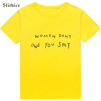 Slithice MOTERYS neturi SKOLINGAS JUMS ŠŪDAS Streetwear Moterų marškinėliai Harajuku Vasaros marškinėlius viršuje Juokinga lady marškinėliai Camiseta Feminina