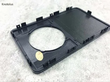 Knotolus juoda priekiniai faceplate būsto atveju dangtelis juodas spustelėkite varantys juoda centrinį mygtuką iPod 5th gen video 30gb 60gb 80gb