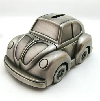 Kūrybos Mielas Automobilių Piggy Bank Children 's Toy taupyklė Namų Dekoro Monetos Jar Naudai Amatų Dovana Vaikams