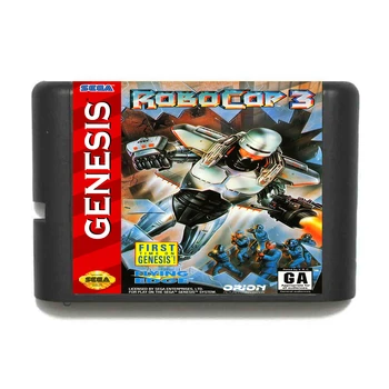 Robocop 3 16 bitų MD Žaidimo Kortelės Sega Mega Drive Genesis