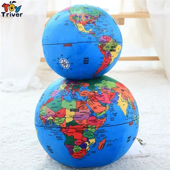 Pasaulio Žemėlapyje Pasaulyje Kamuolys Planetos Geografija Pliušiniai Žaislai Įdaryti Lėlė, Vaikams, Kūdikių, Vaikų, Berniukų Ir Mergaičių Švietimo Dovanos, Namų Kambario Dekoro