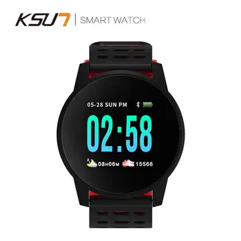 KSR701 Smart Žiūrėti IP68 Kraujo Spaudimas, Širdies ritmo Monitorius Sporto Fitneso Apyrankę Tracker Pedometer Smartwatch 