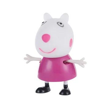 Peppa Pig George šeimos draugas, Mokytojas, Šuo, Triušis Animacinių filmų Šeimos Draugai Pav Žaislas kilnojamojo sąnarių aukštos kokybės vaikas žaislas Naujas