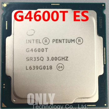 NEMOKAMAS PRISTATYMAS G4600T ES CPU 3.0 G 35W 2Cores 4Threads B0 1151 14NM HD610 DDR4 Klausimą