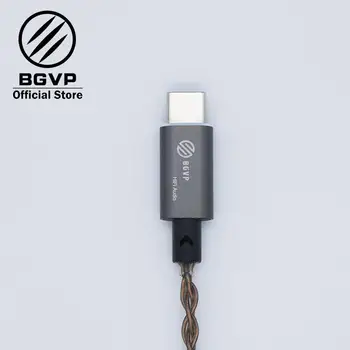 BGVP T01 USB DAC HIFI Garso Stiprintuvo Tipas-c su MicroUSB Adapteris, Suderinamas su mobiliųjų Telefonų PC Windows OS