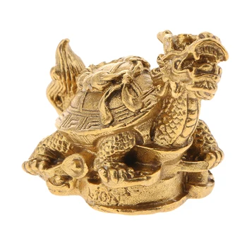 Retro Feng Shui Dragon Vėžlys Turto Apsaugos Statula Statulėlės, Pratybos Dekoratyvinis Ornamentas Prespapjė Dovana, Namų Biuro Dekoras