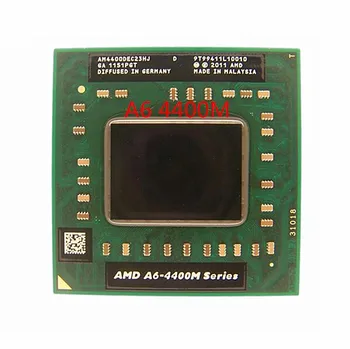 Originalus AMD Dual Core A6-4400M 2.7 Ghz A6 4400M AM4400DEC23HJ A6-Series notebook CPU PROCESORIUS geriausios kokybės procesorius