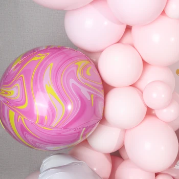Karšto pardavimo rožinis balionas grandinės angliavandenilių gimtadienio, vestuvių kambarį apdailos komplektas balionas apdailos šalies prekių