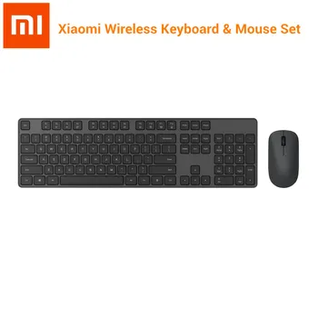 Xiaomi Belaidę Klaviatūrą, Pelę Nustatyti 2.4 GHz 104 Klavišai Klaviatūros Nešiojamų USB Imtuvas Mouse Combo 