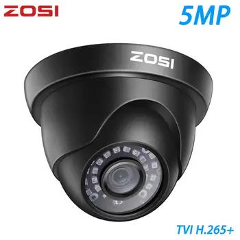 ZOSI H. 265 TVI VAIZDO Kamera 5MP Super HD Dome Saugumo Lauko Stebėjimo Kamera, VAIZDO Naktinio Matymo Vaizdo Stebėjimas
