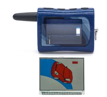 MA atveju keychain + LCD ekranas scher-khan magicar Lcd nuotolinio valdymo pultelis scher-khan MA auto signalizacijos sistemos