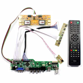 TV+HD MI+VGA+AV+USB LCD Kontrolės Valdybos M201EW02-V1 M220EW01-V2 1680x1050 LCD Skydelis