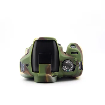 Minkšto Silikono Atveju shell Kamera Guminį dangtelį Canon EOS 1300D 1500D 2000D Sukilėlių t6 t7 Kiss x80 x90 DSLR Raštas krepšys