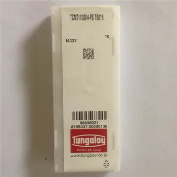 TCMT110204-PS T9015 Originalus TUNGALOY karbido įterpti su geriausios kokybės 10vnt/lot nemokamas pristatymas