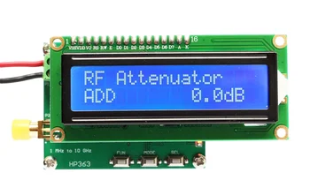 RF Galios Matuoklis 1MHz iki 10GHz -50 iki 0dBm Skaitmeniniu RF Signalu Matavimo Matuoklis RF galios slopinimas vertė gali būti nustatyta DC 7-12V
