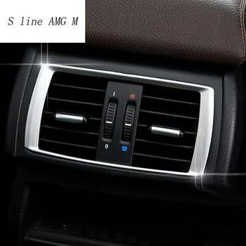 Automobilio stilius BMW X3 F25 X4 F26 Galinės oro kondicionavimo angos dekoratyvinis rėmelis oro angos apdaila lipdukas Apima auto Priedai